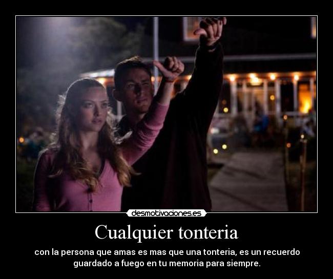 Cualquier tonteria -