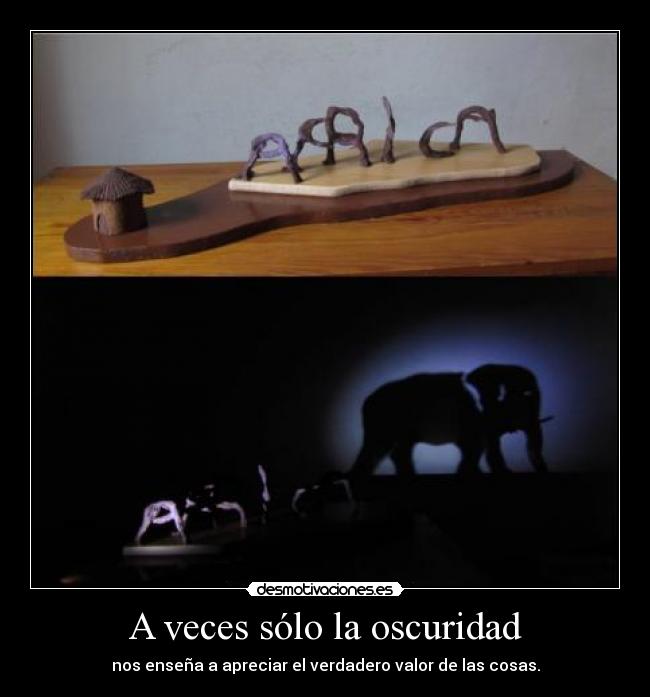 A veces sólo la oscuridad -