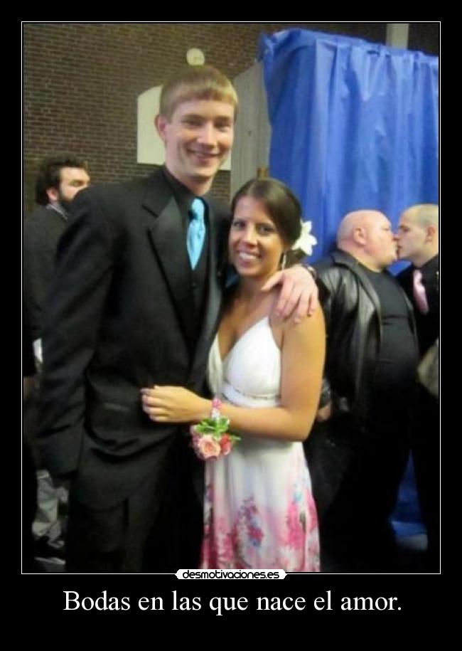 Bodas en las que nace el amor. -