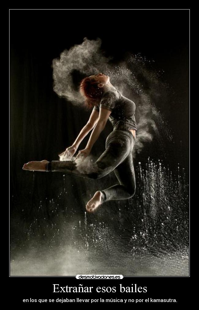 Extrañar esos bailes -