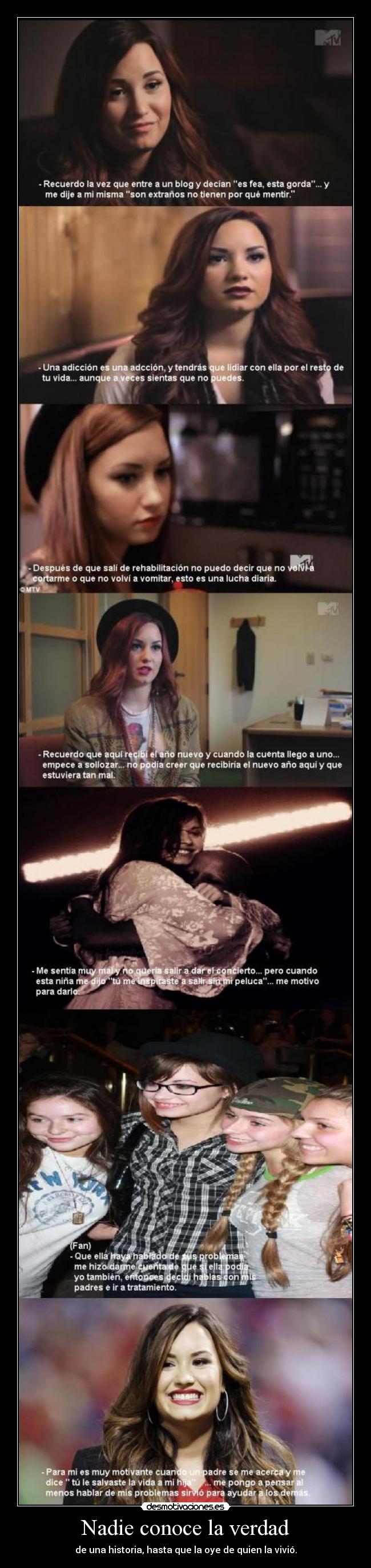 carteles demi lovato historia desmotivaciones