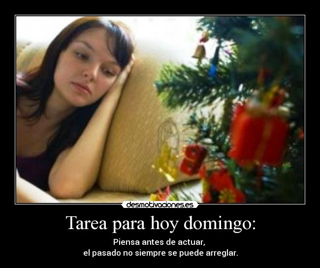 carteles tarea domingo desmotivaciones