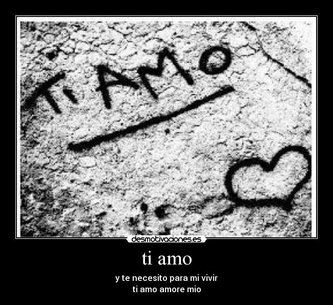 ti amo -