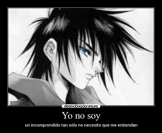 Yo no soy - un incomprendido tan sólo no necesito que me entiendan