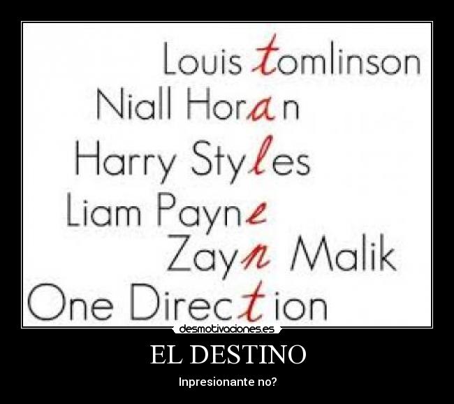 EL DESTINO - Inpresionante no?