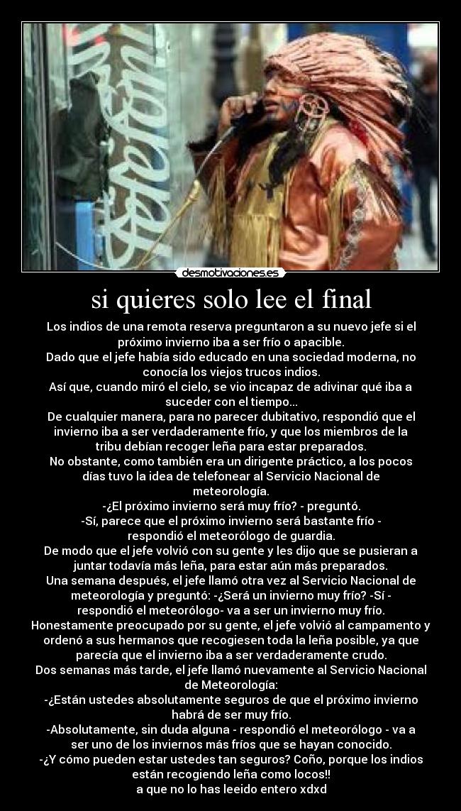 si quieres solo lee el final - 