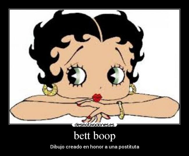 bett boop - Dibujo creado en honor a una postituta