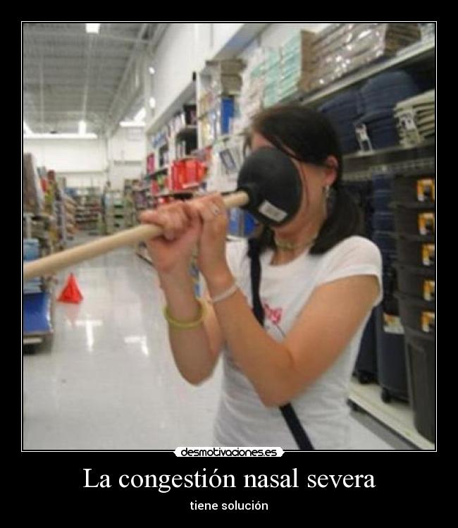 La congestión nasal severa - 