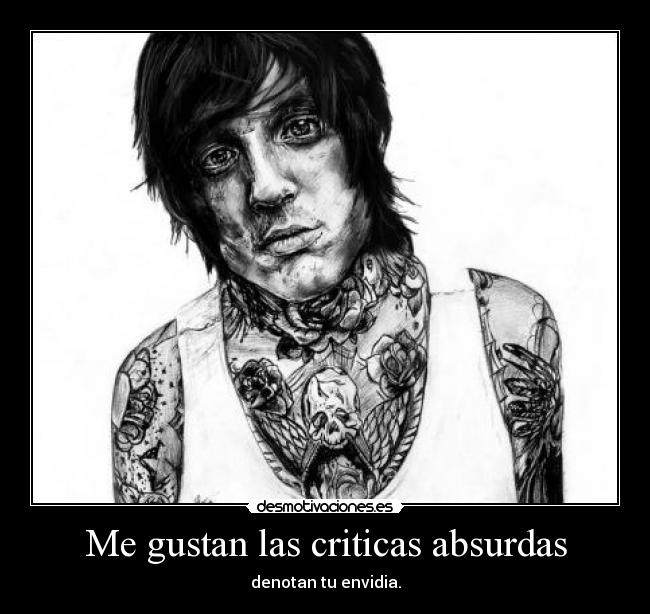 Me gustan las criticas absurdas -