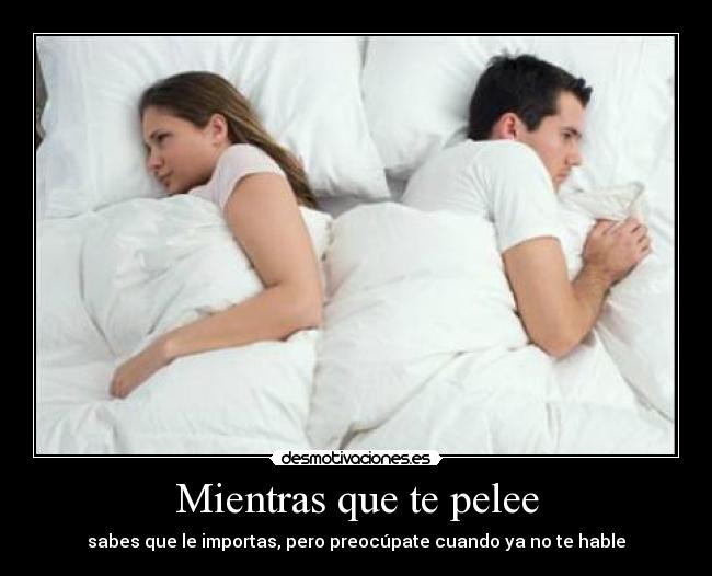 Mientras que te pelee - 