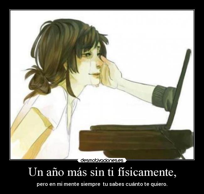 Un año más sin ti físicamente, - pero en mi mente siempre  tu sabes cuánto te quiero.♥