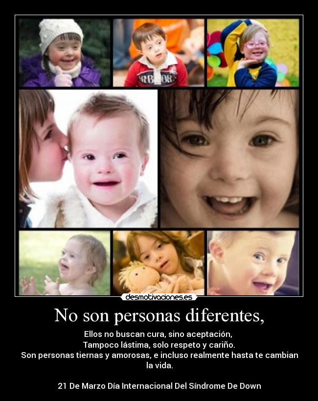 No son personas diferentes, -