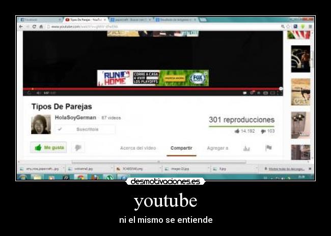 carteles youtbube youtube hola soy german desmotivaciones