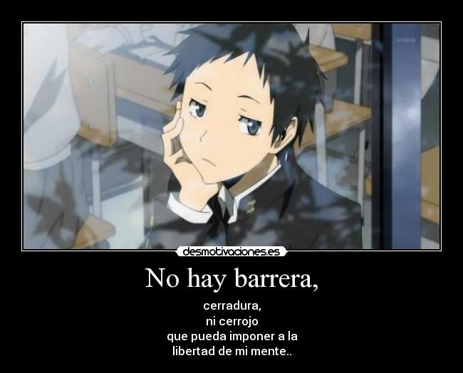 No hay barrera, - 