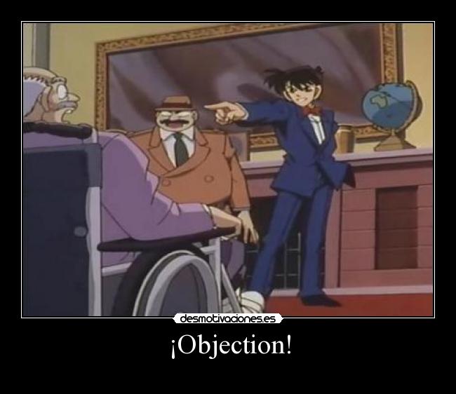 carteles anime meitantei conan shinichi kudo humor ace attorney phoenix wright desmotivaciones