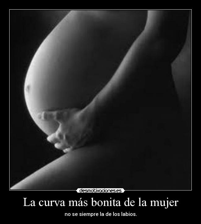 La curva más bonita de la mujer -