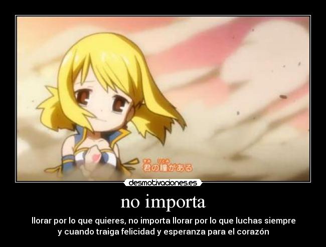 no importa -