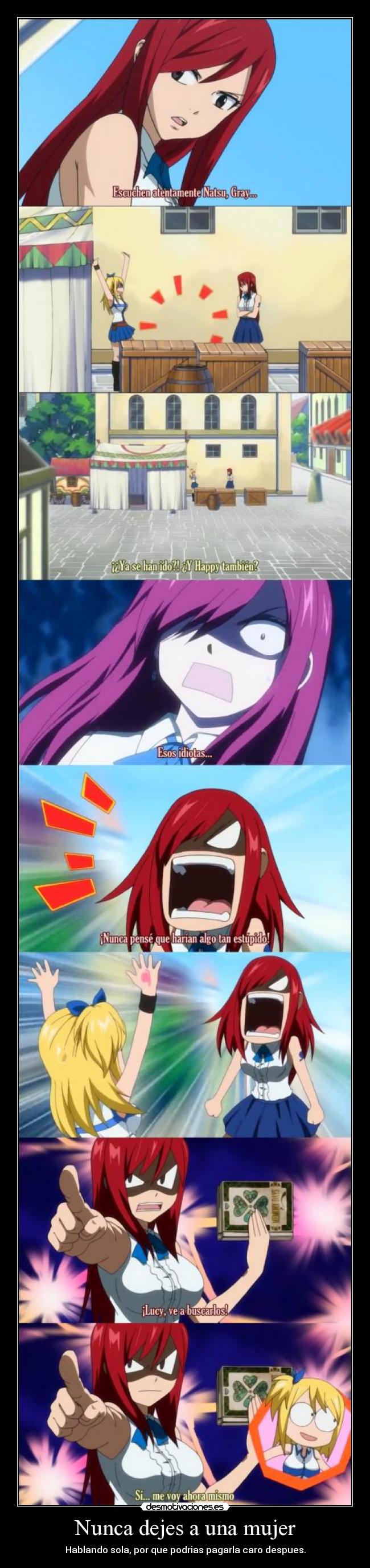 carteles mujer anime desmotivaciones