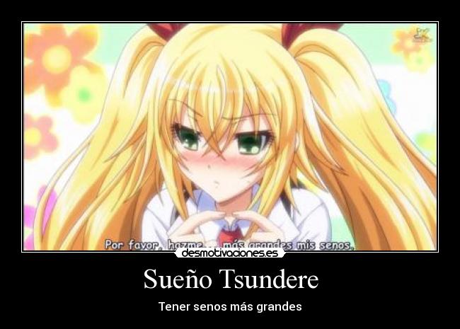 Sueño Tsundere - Tener senos más grandes