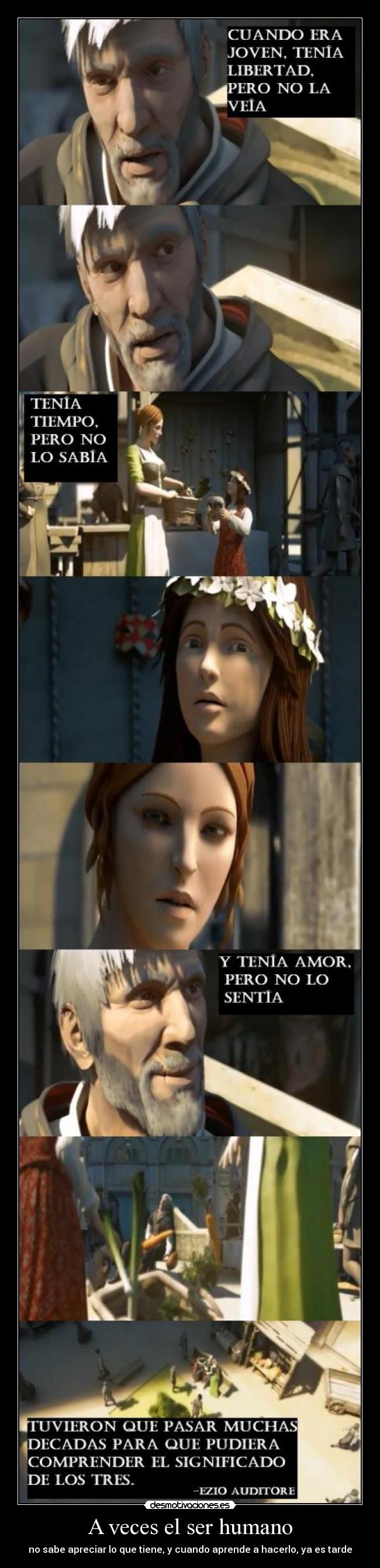 A veces el ser humano -