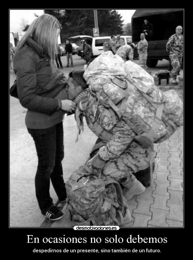 En ocasiones no solo debemos - 