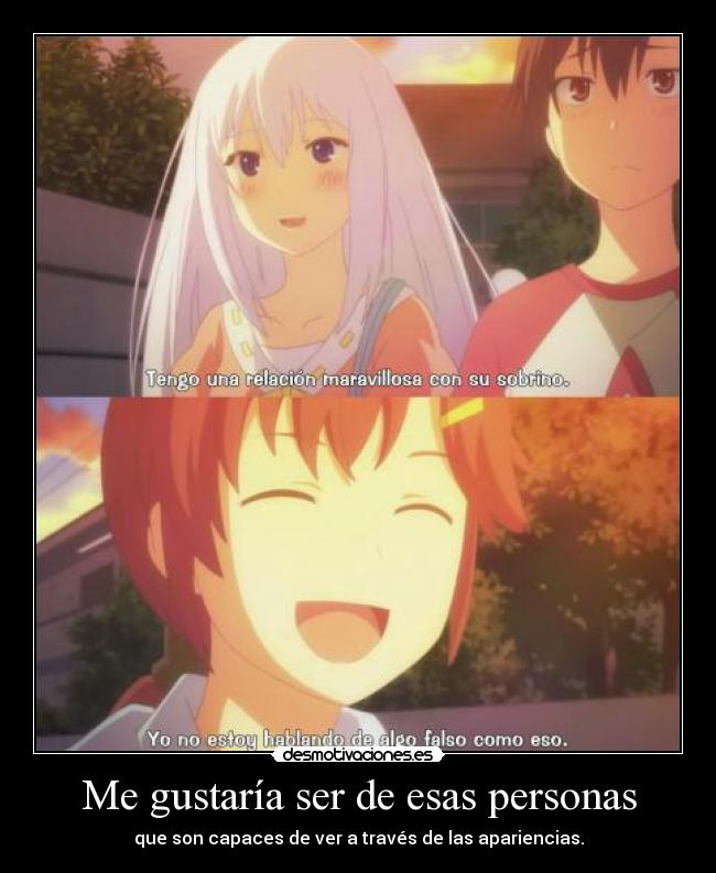 Me gustaría ser de esas personas -