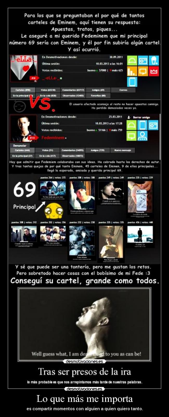 Lo que más me importa -