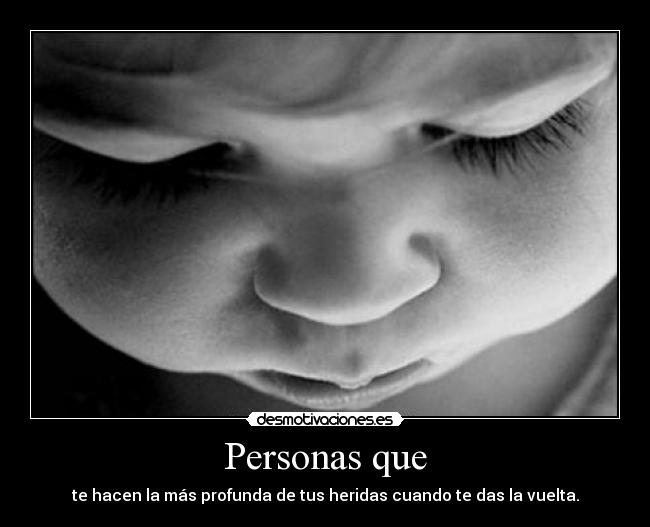 Personas que -