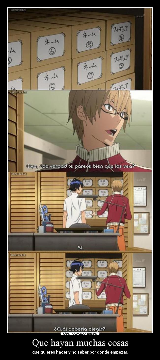 Que hayan muchas cosas - 