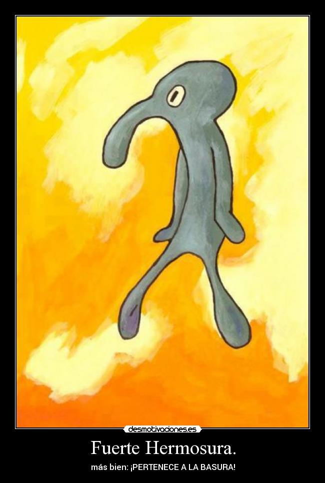 carteles bob esponja desmotivaciones