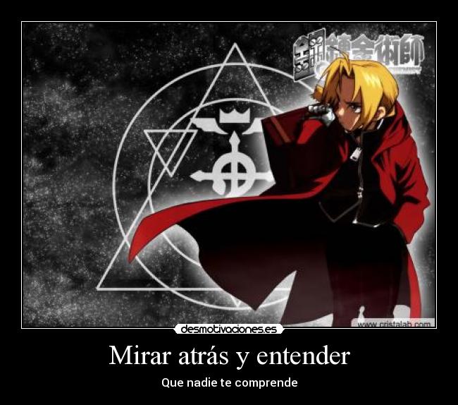 Mirar atrás y entender -