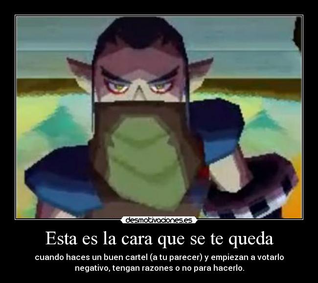 Esta es la cara que se te queda -