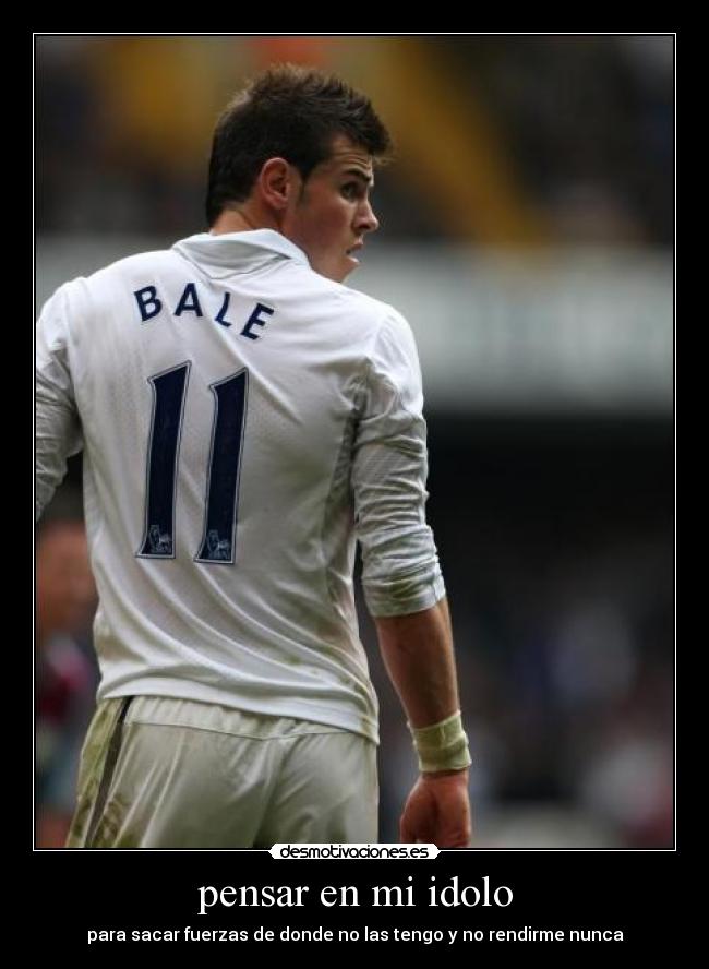 pensar en mi idolo -