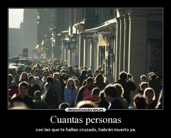 Cuantas personas -
