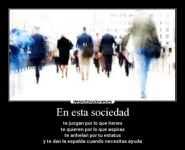 En esta sociedad - 