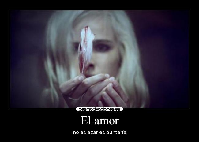 El amor - no es azar es puntería