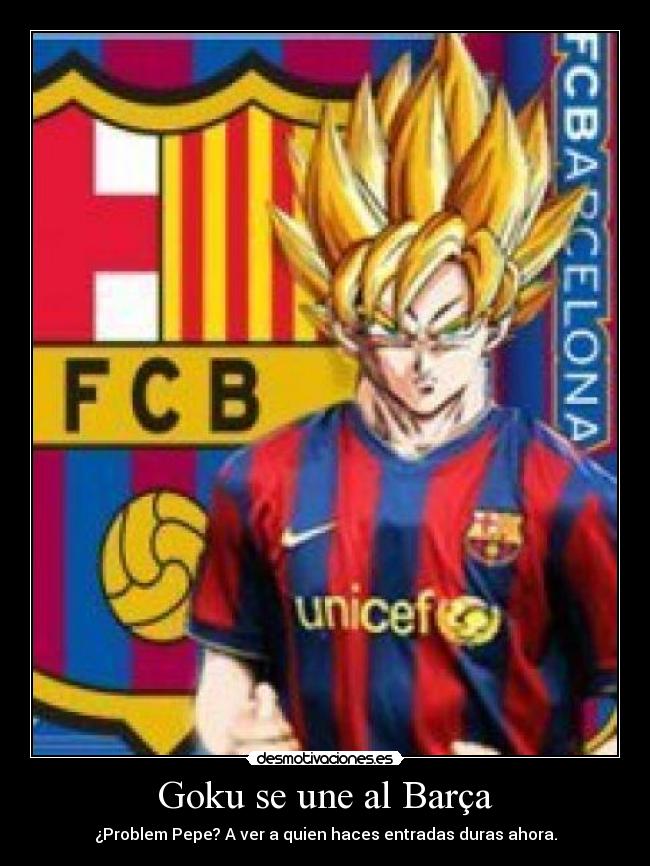 Goku se une al Barça -
