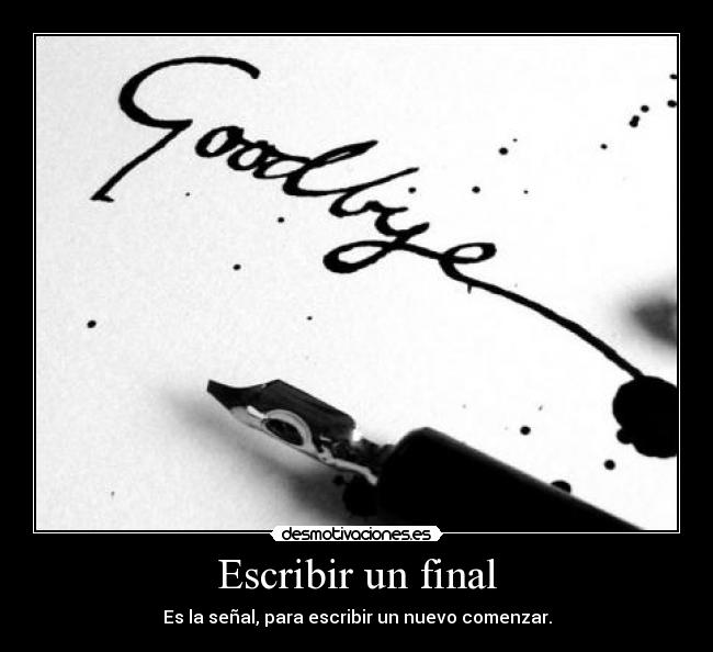 Escribir un final - 