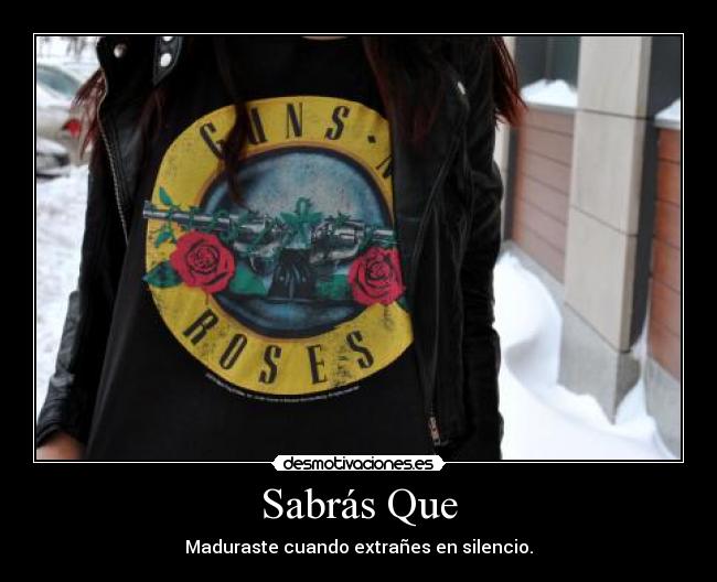 Sabrás Que -