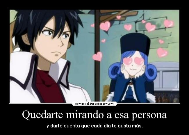 carteles otaku anime fairy tail gray jubia desmotivaciones