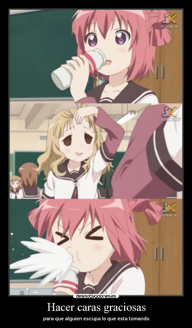 Hacer caras graciosas -