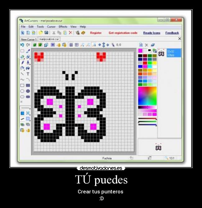 TÚ puedes - Crear tus punteros 
:D