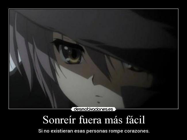 Sonreír fuera más fácil -