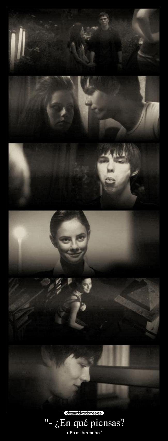 - ¿En qué piensas? -