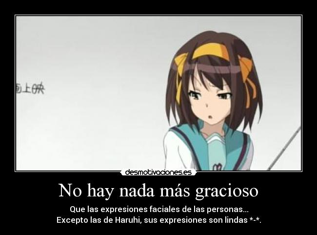 carteles anime haruhi perdoname jajajaja pixilin desmotivaciones