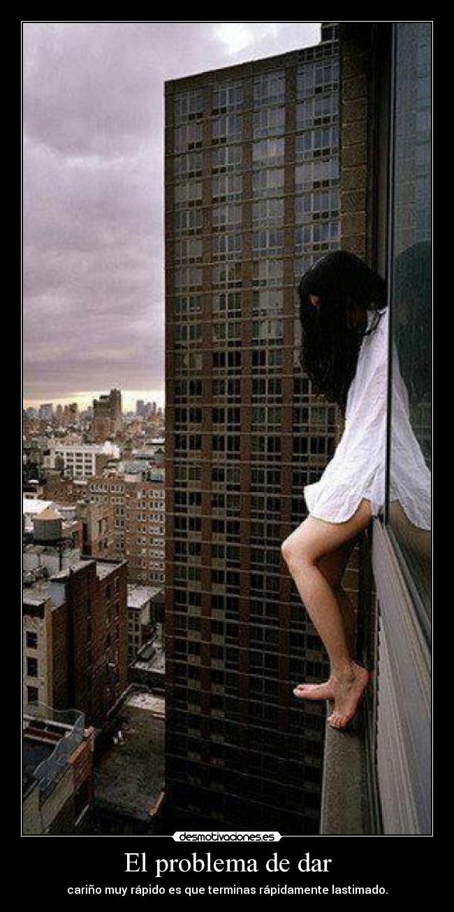 El problema de dar -