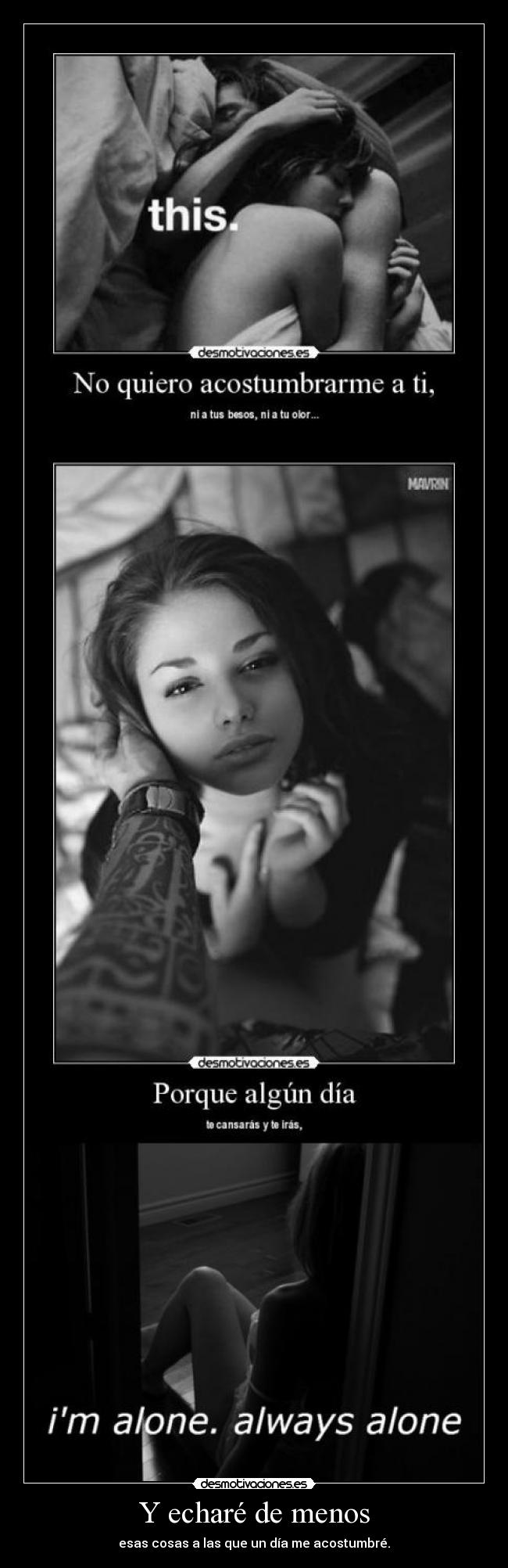 Y echaré de menos - 