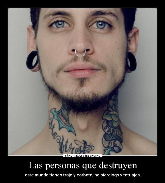 Las personas que destruyen -