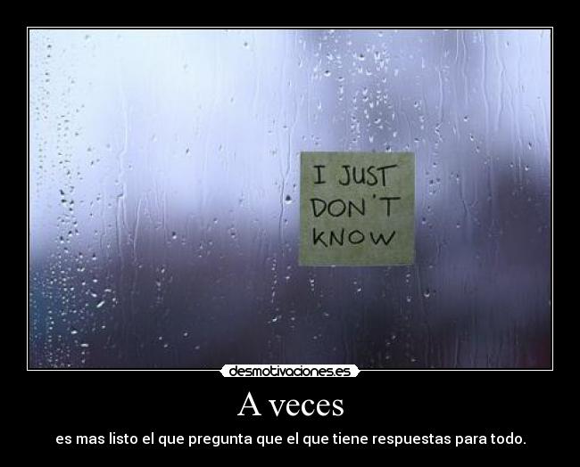 A veces -