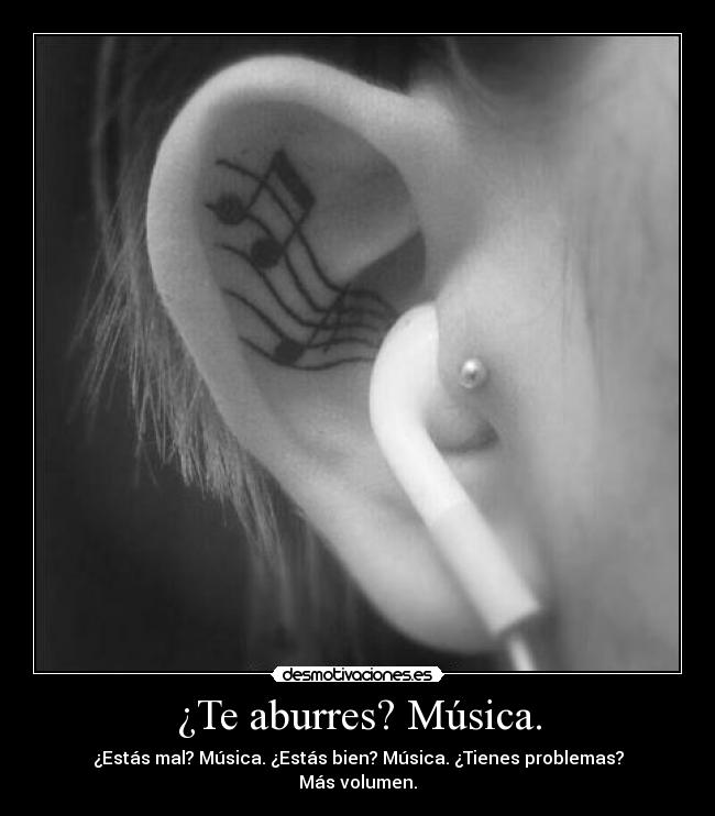 carteles musica musica desmotivaciones